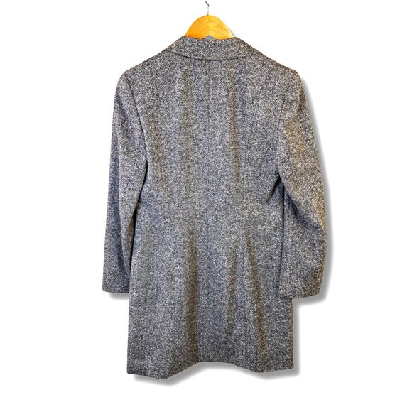 Loft Coat Wool Silk Blend Gray Women’s Size 8 Career Outerwear - Picture 6 of 13